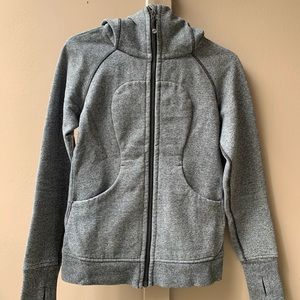 Lululemon grey scuba hoodie